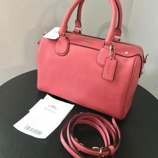 ケイトスペードニューヨーク(kate spade new york)の最終値下げ！春カラー可愛い 2way ストロベリーピンク コーチ(ショルダーバッグ)