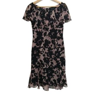 MATERIA MILANOマテリア♪ブラックレースワンピース　サイズ３８　日本製♪東京スタイル MATERIA 美品 ワンピース ドレス レース ブラック チェーンベルト付