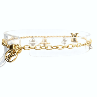 【中古】LOUIS VUITTON ルイ ヴィトン モノグラム チャーム ブレスレット GP メタル メッキ ゴールド M1044A 腕輪 ブレス アクセサリー LV 小物 レディース 【ブランドギャラリー東心斎橋店】