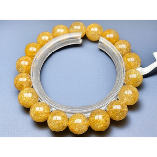 byo7s17]ゴールドタイチンルチル 12.5mm　極品位 式神封入