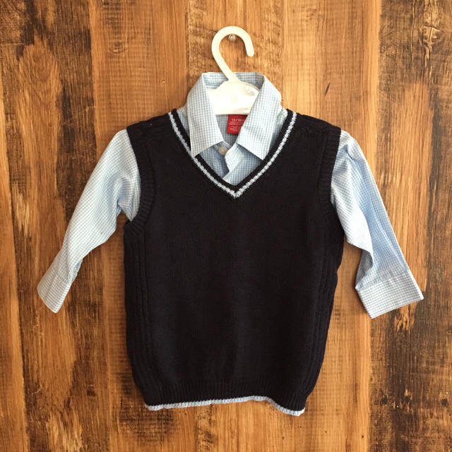 あいあいさん専用♪ベストのセット♡フォーマル用にも 90〜95 キッズ/ベビー/マタニティのキッズ服男の子用(90cm~)(ドレス/フォーマル)の商品写真