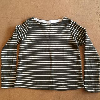 ユニクロ(UNIQLO)のUNIQLO ボーダーカットソー 140(Tシャツ/カットソー)