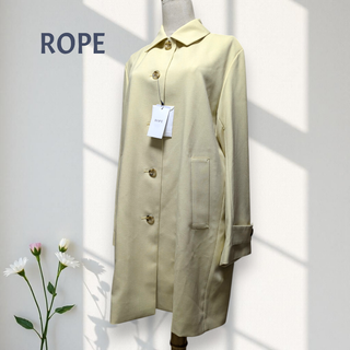 【新品タグ付】ROPE ロペ ドライタッチ ミドル丈ステンカラーコート M