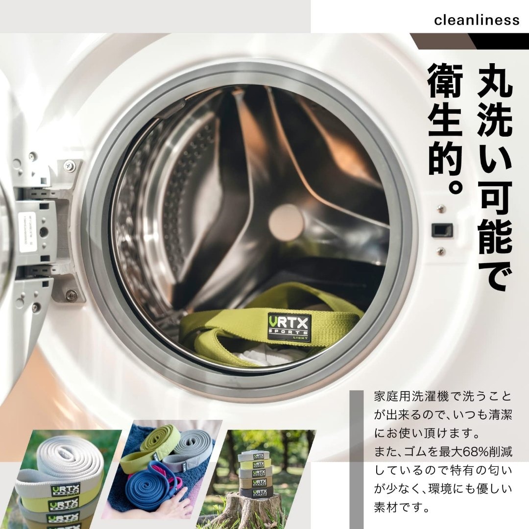 【在庫処分】【米特許取得】VRTX フィットネスバンド トレーニングチューブ 筋 スポーツ/アウトドアのトレーニング/エクササイズ(トレーニング用品)の商品写真