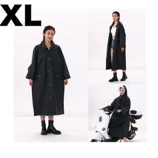 XL レインコート 自転車 リュック対応 レインポンチョ メンズ レディース
