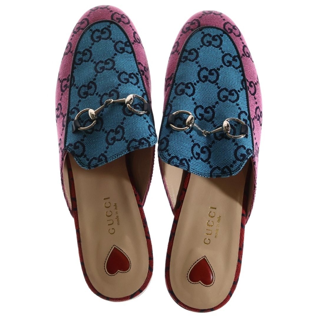 GUCCI グッチ 22SS プリンスタウン GGキャンバス レザー ホースビット