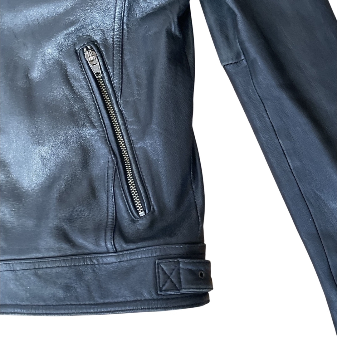 JACKROSE(ジャックローズ)のJACK ROSE ジャックローズ レザージャケット シングル XL ラムレザー メンズのジャケット/アウター(ライダースジャケット)の商品写真