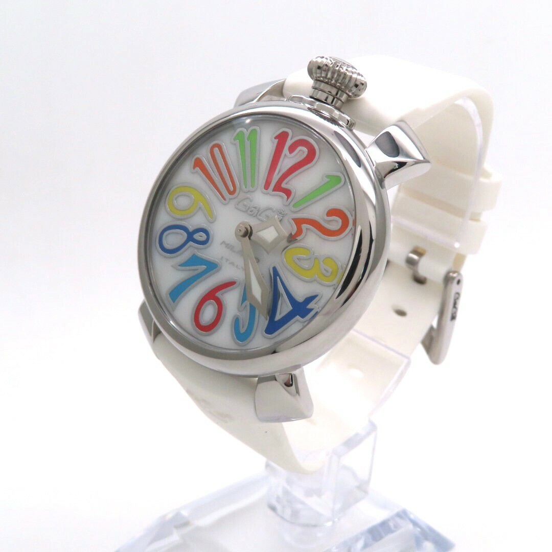 GaGa MILANO(ガガミラノ)の【マヌアーレ40MM】GaGaMILANO ’ガガミラノ 時計’シェル☆極美品☆ レディースのファッション小物(腕時計)の商品写真