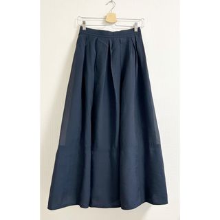 m471_IENA 極美品✨2024SS☘️ブライトシアー タックフレアースカート