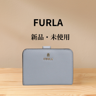 フルラ(FURLA)のFURLA フルラ 二つ折り財布 コンパクトウォレット ブルー(財布)