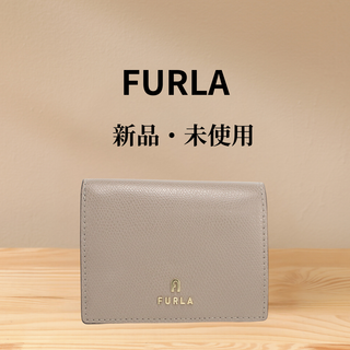 FURLA フルラ 二つ折り財布 コンパクトウォレット グレー　