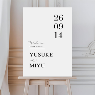 【ウェルカムボード】Wedding 結婚式 A4/A3/A2パネル MW-19