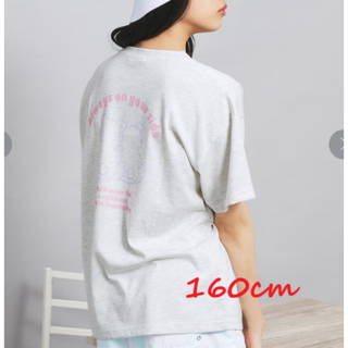 新品♡PINK-latte 接触冷感ペアくまちゃんビッグTシャツ 160
