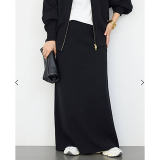 ドゥーズィエムクラス(DEUXIEME CLASSE)のDeuxieme Classe CINOH KNIT MAXI SKIRT 36(ロングスカート)