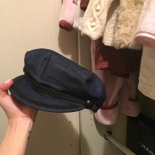 ザラ(ZARA)の2017ss ZARA denim cap.(キャスケット)