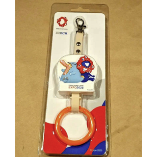 【新品】ミャクミャク イコちゃん つり革キーホルダー(キャラクターグッズ)
