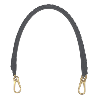 LOEWE ロエベ バッグストラップ ウーブンスパイラル ブラック 黒 レザー クラシックカーフ ストラップのみ 44cm レディース