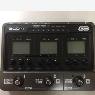 ズーム(Zoom)のG3 ZOOM マルチエフェクター(エフェクター)