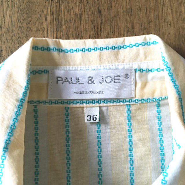 PAUL & JOE(ポールアンドジョー)の半袖シャツワンピース S ポールアンドジョー レディースのワンピース(ひざ丈ワンピース)の商品写真