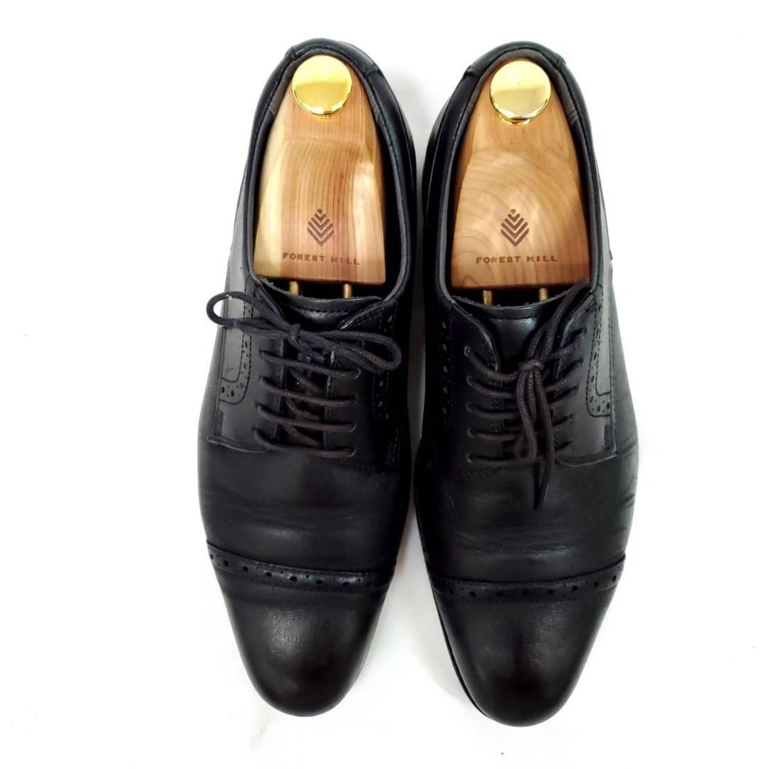 asics(アシックスショウジ)のアシックスランウォーク　ストレート　セミブローグ　外羽根　レザー　24cm メンズの靴/シューズ(ドレス/ビジネス)の商品写真