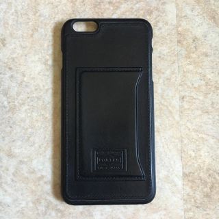 ポーター(PORTER)のPORTER iPhone 6,6s plus レザー スマホケース ブラック(iPhoneケース)