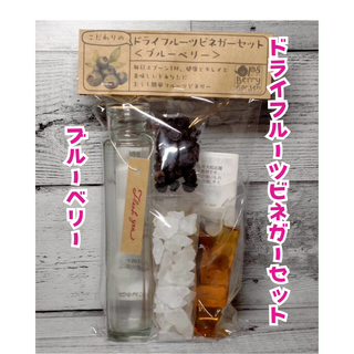 無添加ブルーベリー酢作りキット｜国産乾燥ブルーベリーと純米酢で腸活・美容に(その他)
