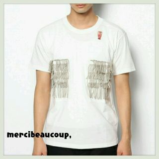 メルシーボークー(mercibeaucoup)の【新品半額以下】メルシー♡フリフリT(Tシャツ/カットソー(半袖/袖なし))