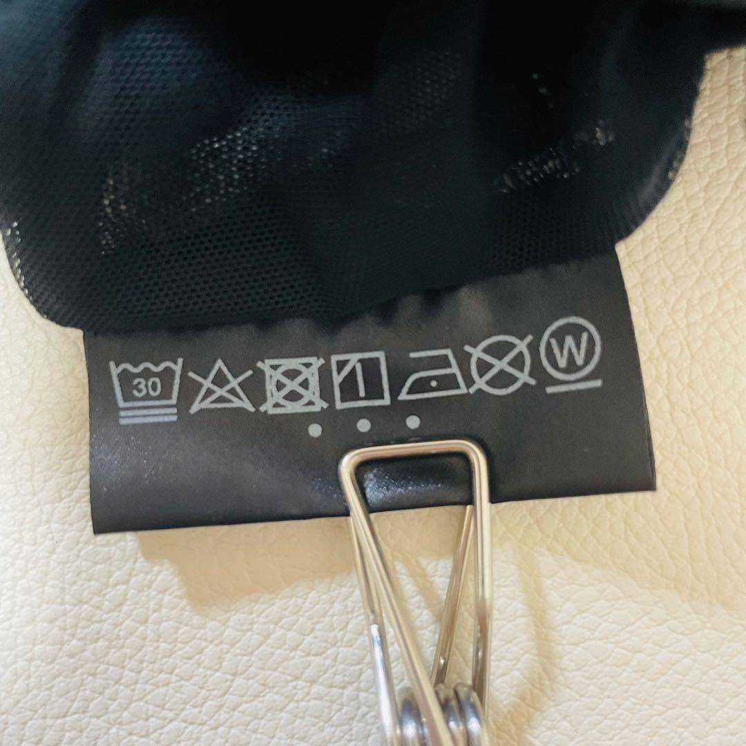 6438【美品】TFW49 ジップアップジャケット ブルゾン ブラック 中綿