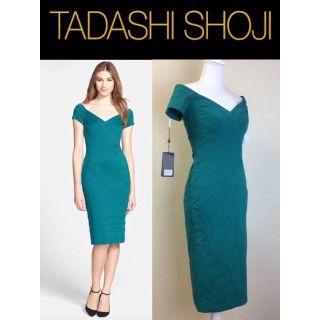 タダシショウジ(TADASHI SHOJI)のHoshiko様 新品タグ付きTadashi CollectionワンピースXS(ひざ丈ワンピース)