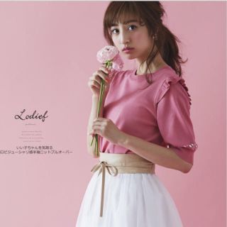 トッコ(tocco)のビジューが可愛い♡新品♡トッコ♡トップス♡ピンク(カットソー(半袖/袖なし))