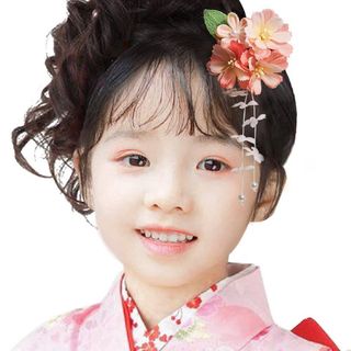 【色:Aタイプ単品ピンク】[OTAKUMARKET] 髪飾り 浴衣 七五三 成人(その他)