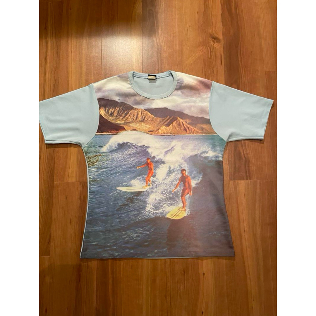 J.C.PENNEY(ジェーシーペニー)の70's vintage サーファーフォト プリントUSA製 JCPenny メンズのトップス(Tシャツ/カットソー(半袖/袖なし))の商品写真