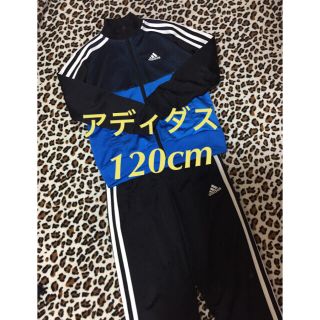 アディダス(adidas)の120サイズ☆サッカー用品☆ジャージ☆美品☆送料無料(Tシャツ/カットソー)