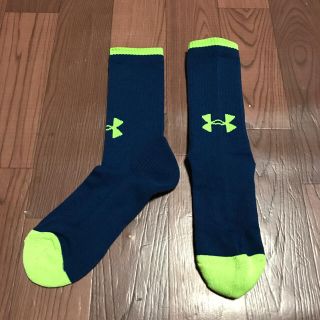 アンダーアーマー(UNDER ARMOUR)の半額 スタート アンダーアーマー ソックス MD ネイビー グリーン 靴下(ウエア)