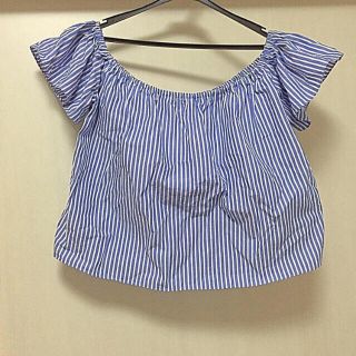 ザラ(ZARA)のzara オフショルトップス(カットソー(半袖/袖なし))