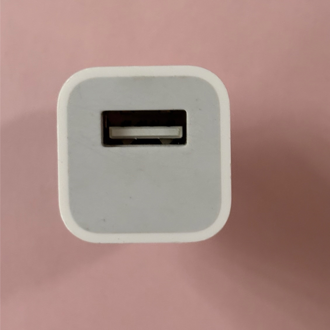 Apple(アップル)のApple 純正 充電器 アダプター アップル アイホン スマホ/家電/カメラのスマートフォン/携帯電話(バッテリー/充電器)の商品写真