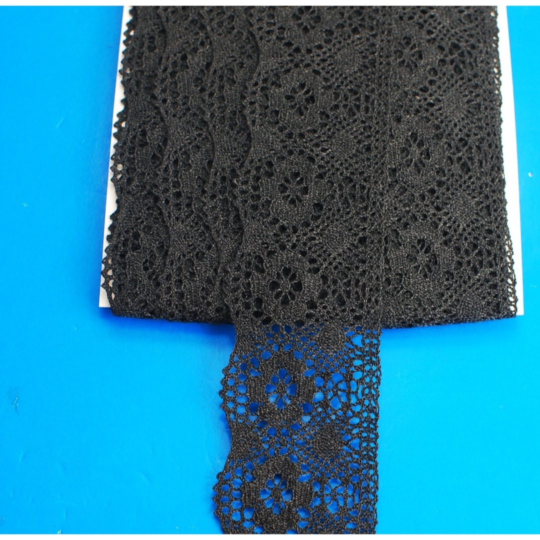 R174　化繊ウール混　５５ｍｍ巾　チャコールグレー　１０ｍ巻き ハンドメイドのぬいぐるみ/人形(人形)の商品写真