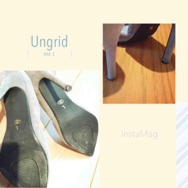 Ungrid(アングリッド)のアングリッド☺︎ヒールLサイズ レディースの靴/シューズ(ハイヒール/パンプス)の商品写真