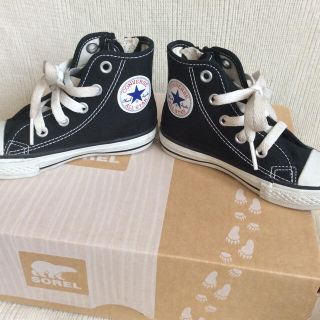 コンバース(CONVERSE)のコンバース 15cm ブラック(スニーカー)