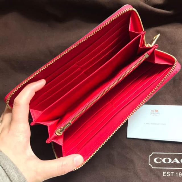 COACH(コーチ)の新品★コーチCOACH★傷付きにくいクロスグレインレザー長財布ラウンドジップ レディースのファッション小物(財布)の商品写真