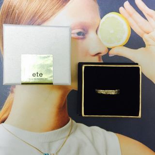 エテ(ete)のete フェザーリング期間限定お値下げ！5000円→4000円(リング(指輪))