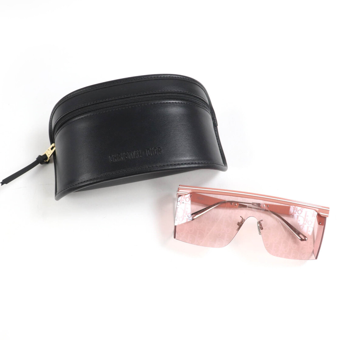 Christian Dior(クリスチャンディオール)の極美品☆Christian Dior クリスチャンディオール Dior Club M1U ミラーレンズ サングラス ピンク 137□0 130 デモレンズ ケース付き イタリア製 レディース レディースのファッション小物(サングラス/メガネ)の商品写真