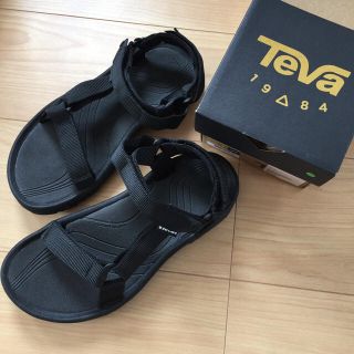 テバ(Teva)のteva  ハリケーン 黒 24cm(サンダル)