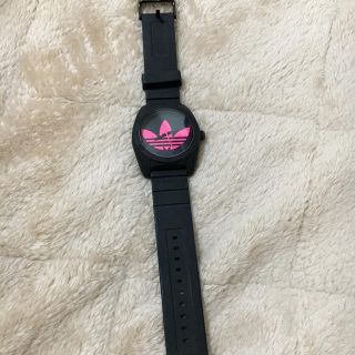 アディダス(adidas)のadidas 時計 黒(腕時計(アナログ))