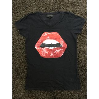 エンポリオアルマーニ(Emporio Armani)のEMPORIO ARMANI ripプリント V字ネック Tシャツ(Tシャツ(半袖/袖なし))