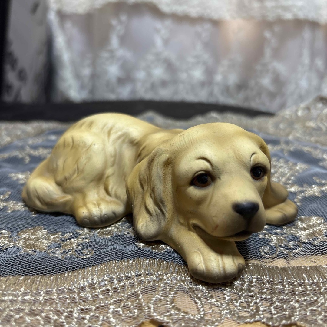 ゴールデンレトリバードマン犬　置物 インテリア/住まい/日用品のインテリア小物(置物)の商品写真