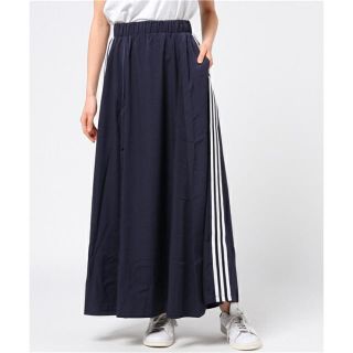 アディダス(adidas)のadidas 3stripes long skirt 送料込み(ロングスカート)