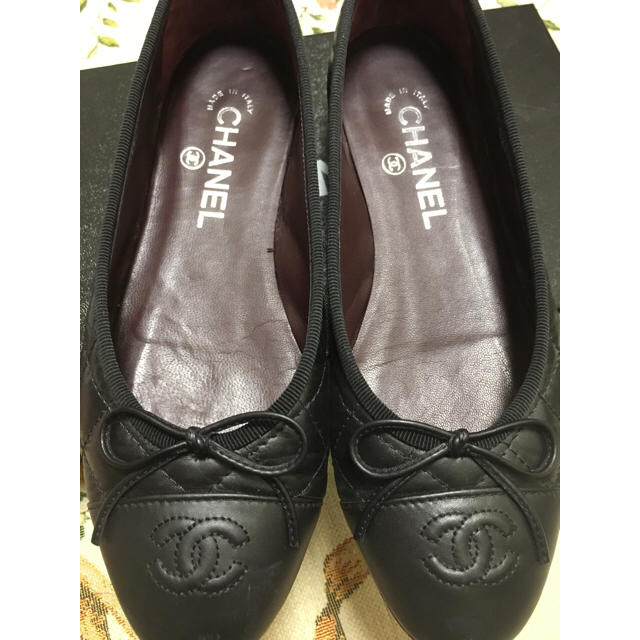 CHANEL(シャネル)のシャネル37♡フラットシューズ♡バレエシューズ♡エスパドリーユレペットルブタン レディースの靴/シューズ(バレエシューズ)の商品写真