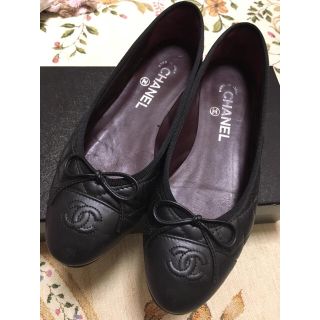 シャネル(CHANEL)のシャネル37♡フラットシューズ♡バレエシューズ♡エスパドリーユレペットルブタン(バレエシューズ)