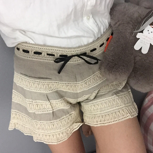 nest Robe(ネストローブ)のlinen lace pants. レディースのパンツ(ショートパンツ)の商品写真